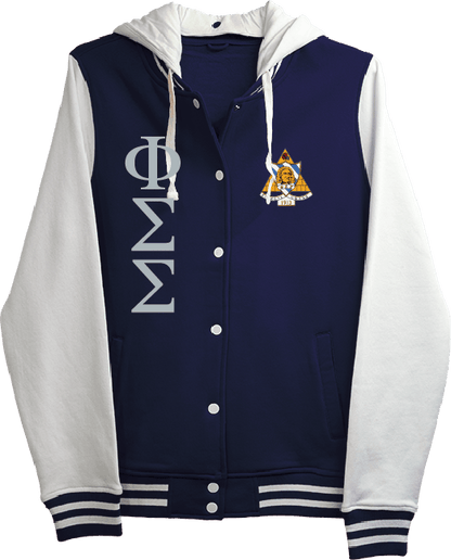 Phi Sigma Sigma Varsity Hooded Sweatshirt