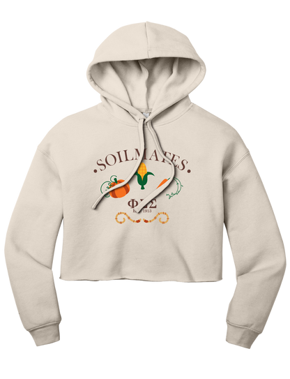 Phi Sigma Sigma Soilmates Cropped Hoodie