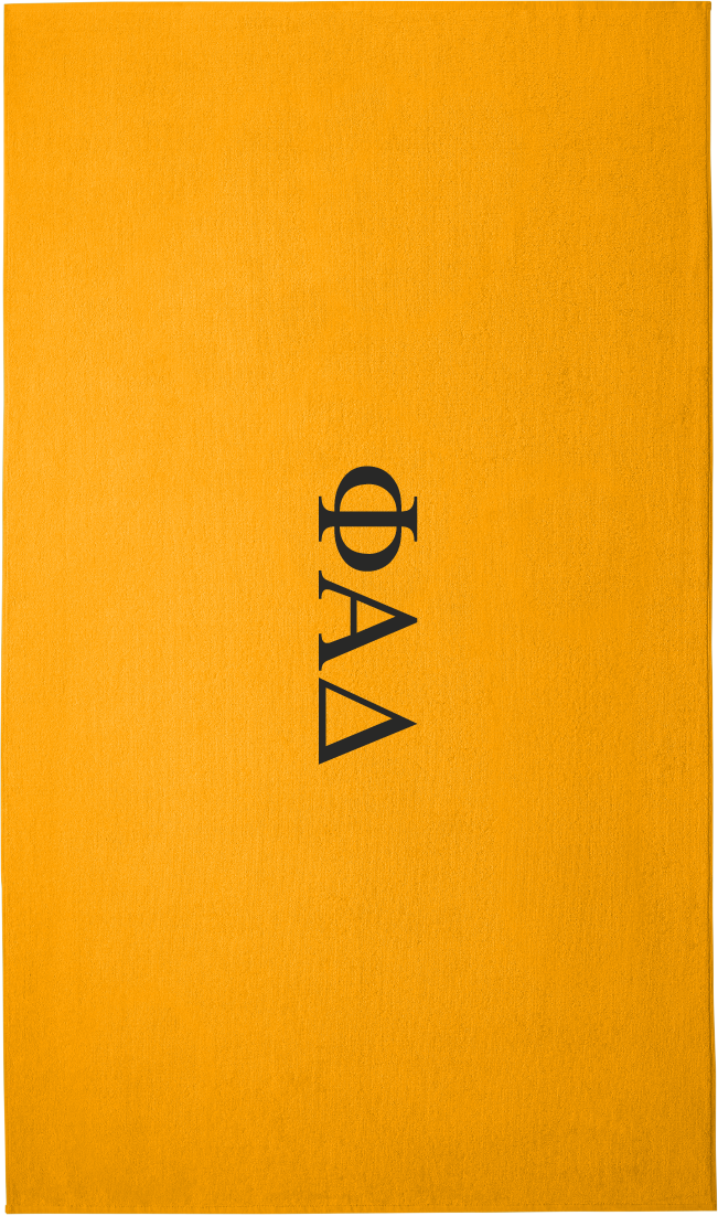 Phi Alpha Delta Lettered Beach Towels