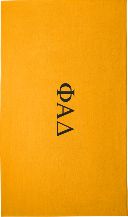 Phi Alpha Delta Lettered Beach Towels