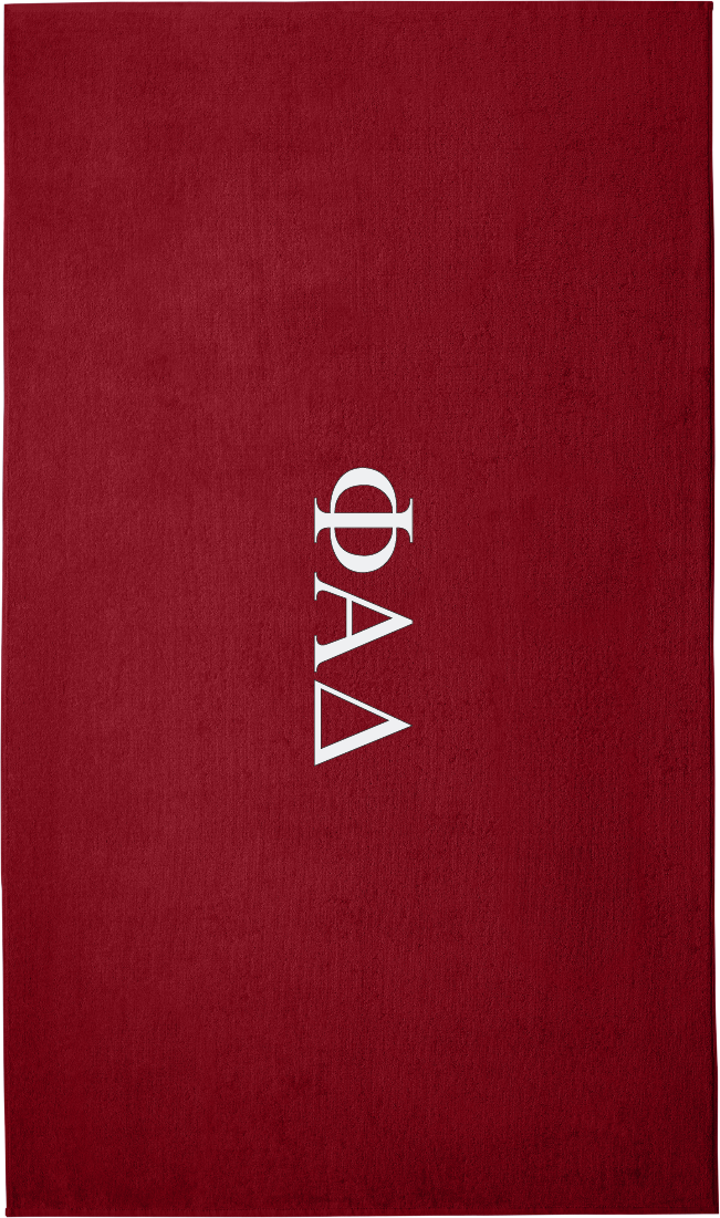 Phi Alpha Delta Lettered Beach Towels