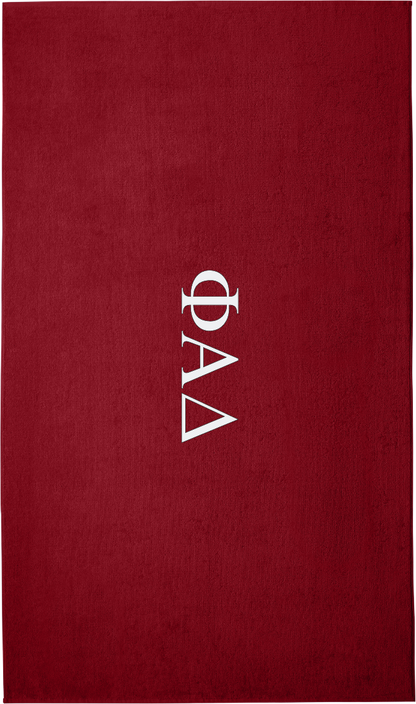 Phi Alpha Delta Lettered Beach Towels