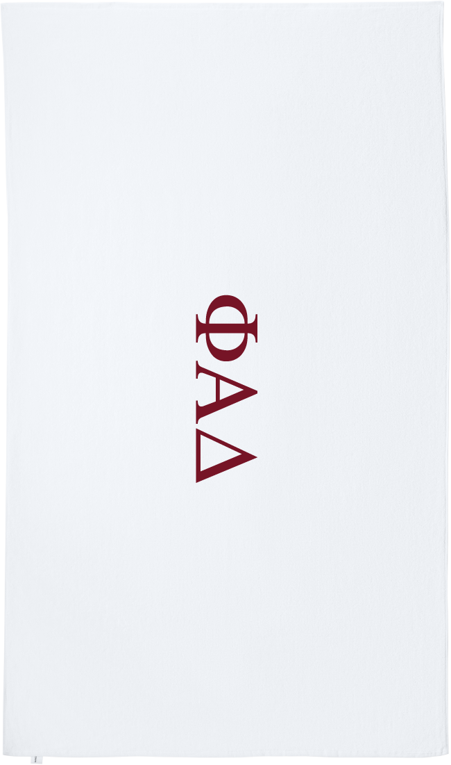 Phi Alpha Delta Lettered Beach Towels