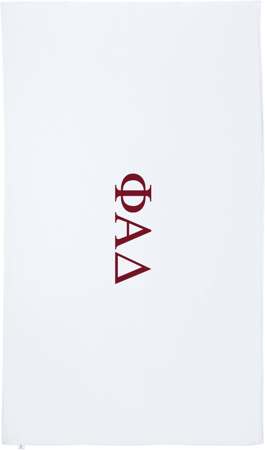 Phi Alpha Delta Lettered Beach Towels