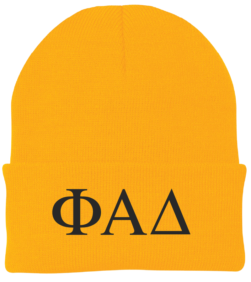 Phi Alpha Delta Lettered Beanies