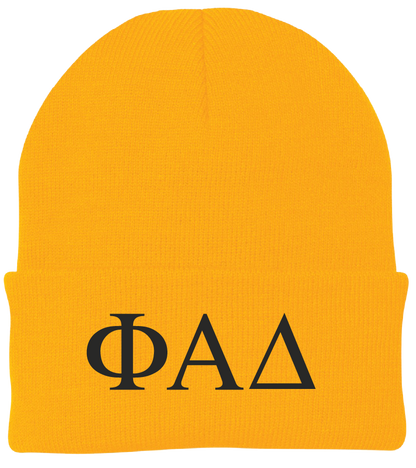 Phi Alpha Delta Lettered Beanies