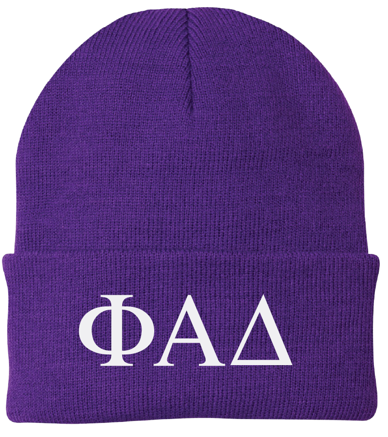 Phi Alpha Delta Lettered Beanies