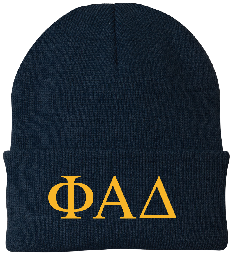 Phi Alpha Delta Lettered Beanies