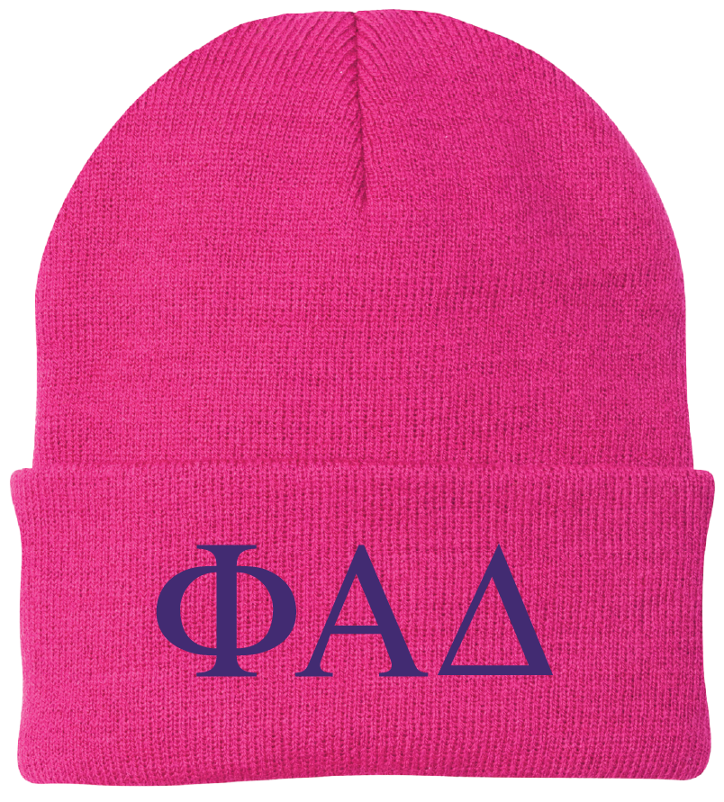 Phi Alpha Delta Lettered Beanies