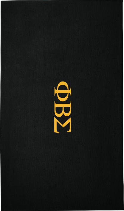Phi Beta Sigma Lettered Beach Towels