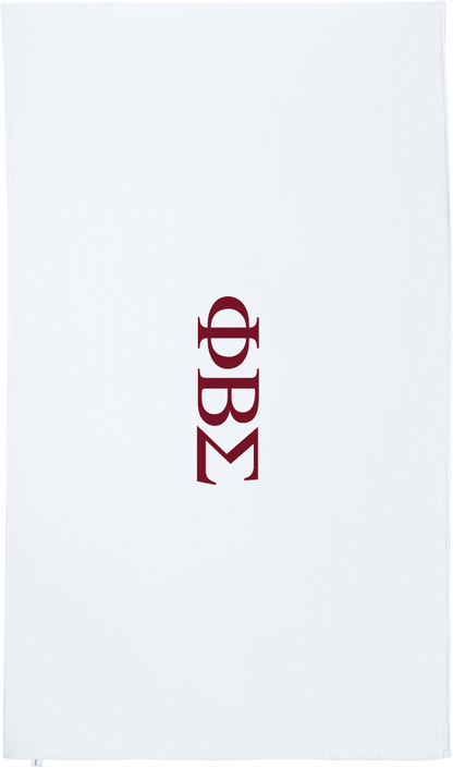 Phi Beta Sigma Lettered Beach Towels