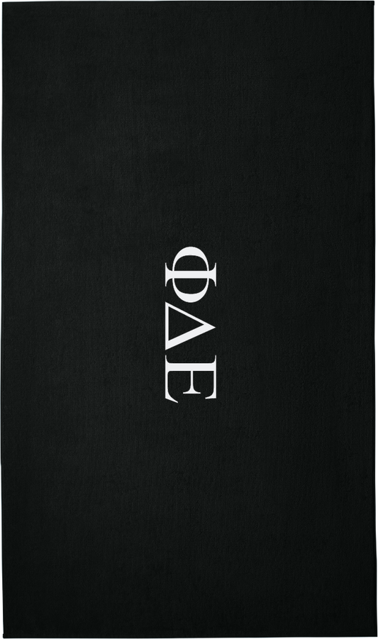 Phi Delta Epsilon Lettered Beach Towels