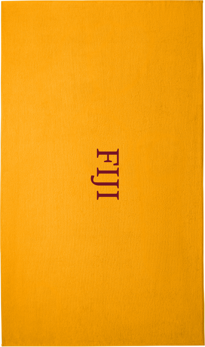 Phi Gamma Delta Lettered Beach Towels
