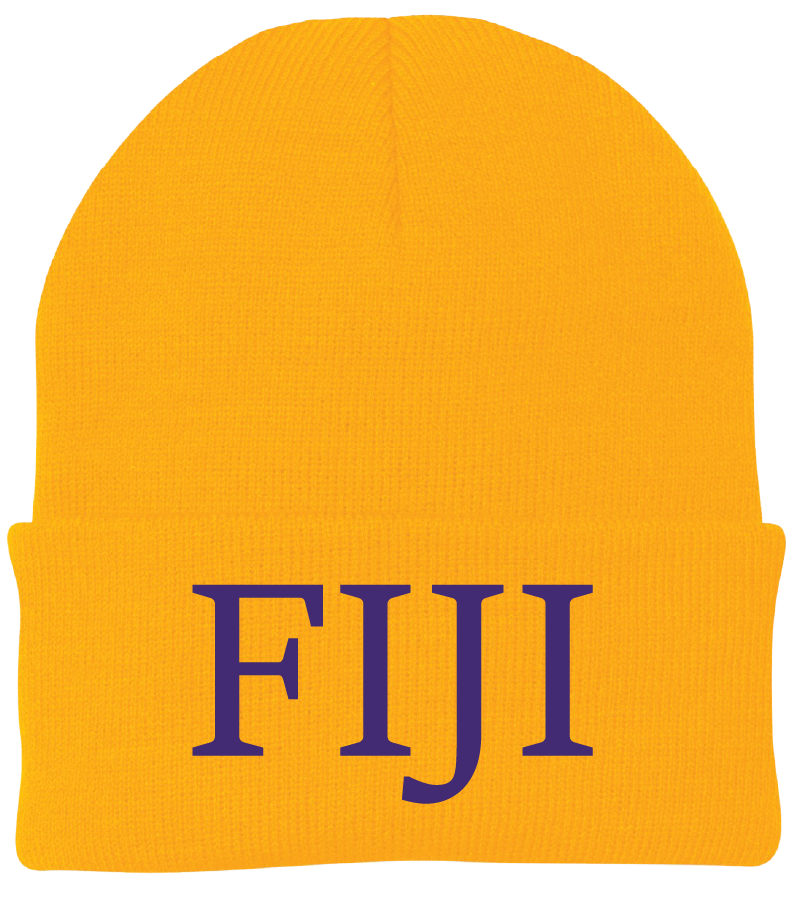 Phi Gamma Delta Lettered Beanies