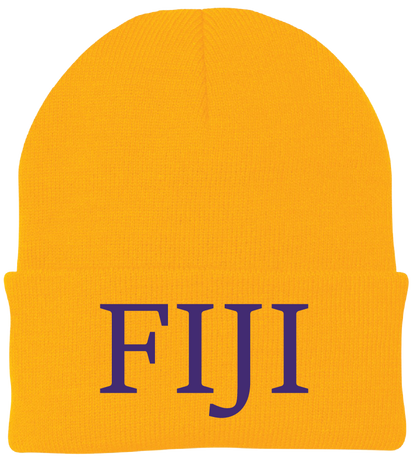 Phi Gamma Delta Lettered Beanies