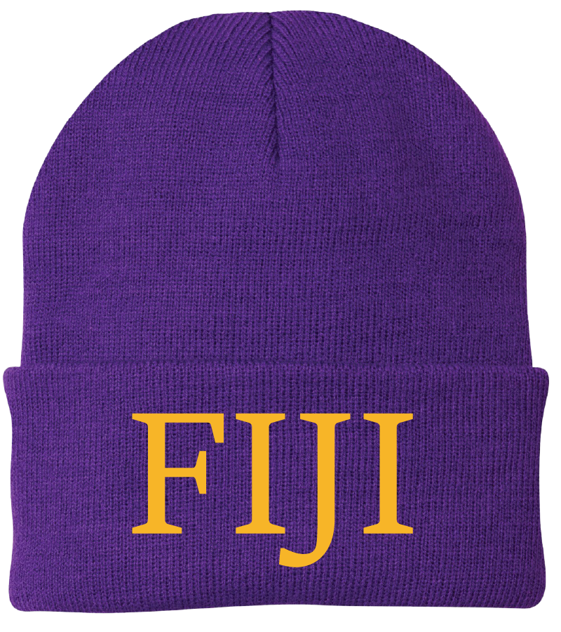 Phi Gamma Delta Lettered Beanies