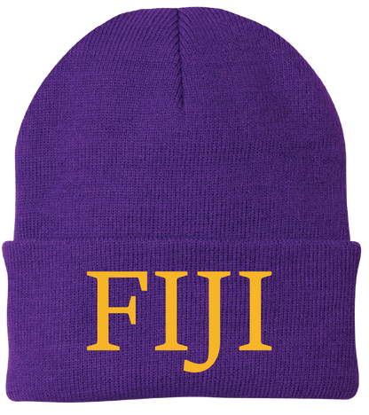 Phi Gamma Delta Lettered Beanies