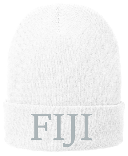 Phi Gamma Delta Lettered Beanies