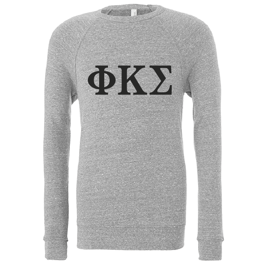 Phi Kappa Sigma Lettered Crewneck Sweatshirts