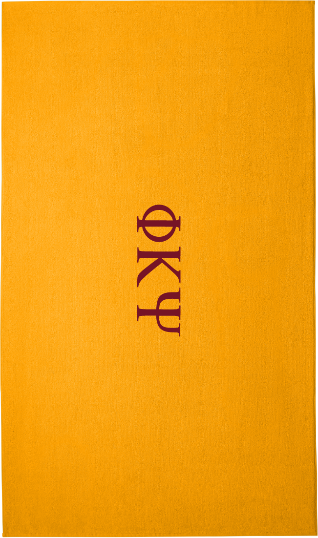 Phi Kappa Psi Lettered Beach Towels