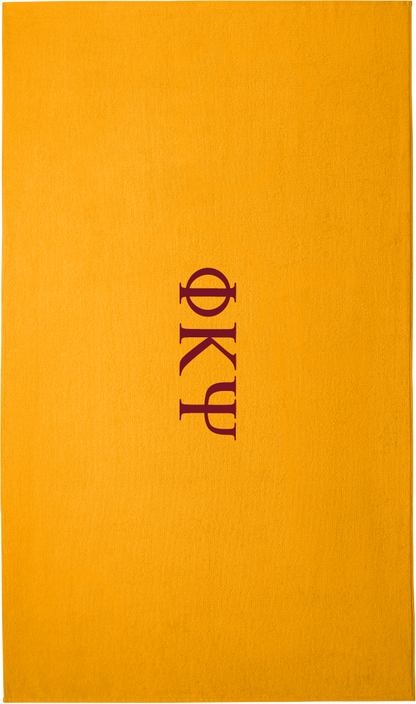 Phi Kappa Psi Lettered Beach Towels