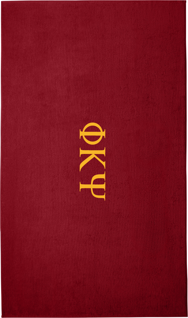 Phi Kappa Psi Lettered Beach Towels