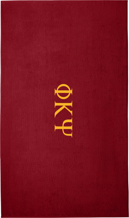 Phi Kappa Psi Lettered Beach Towels