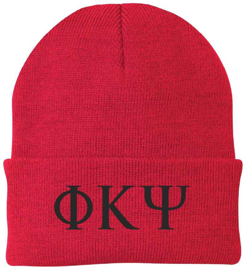 Phi Kappa Psi Lettered Beanies