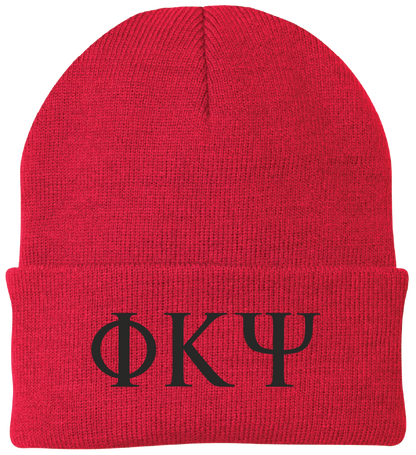 Phi Kappa Psi Lettered Beanies