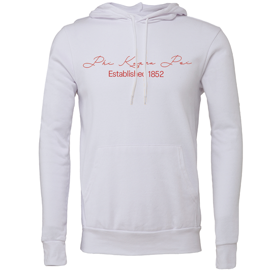 Phi Kappa Psi Embroidered Scripted Name Hooded Sweatshirts