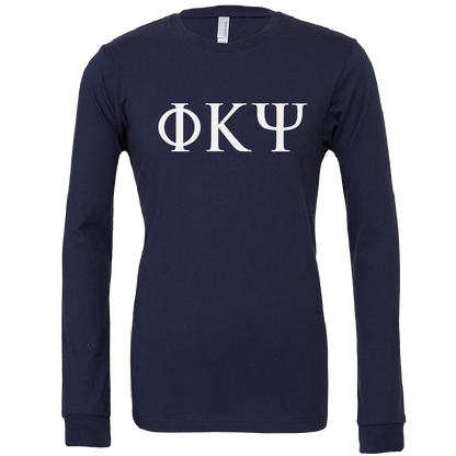 Phi Kappa Psi Lettered Long Sleeve T-Shirts