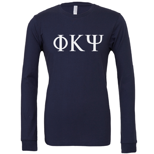 Phi Kappa Psi Lettered Long Sleeve T-Shirts