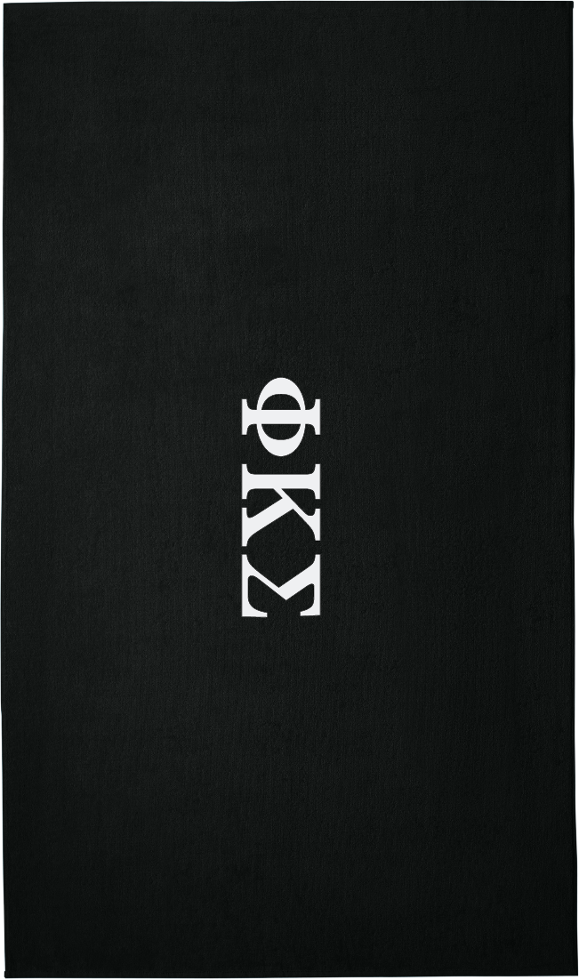 Phi Kappa Sigma Lettered Beach Towels