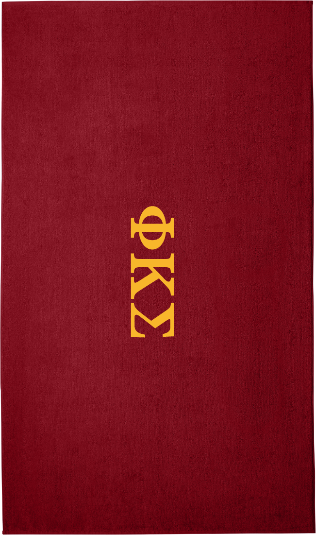 Phi Kappa Sigma Lettered Beach Towels