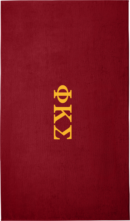 Phi Kappa Sigma Lettered Beach Towels