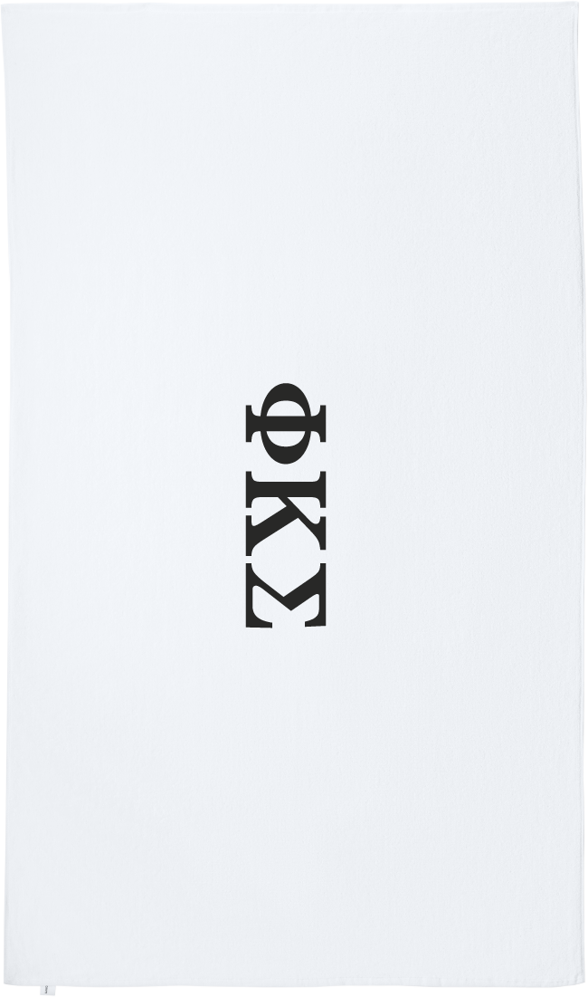 Phi Kappa Sigma Lettered Beach Towels