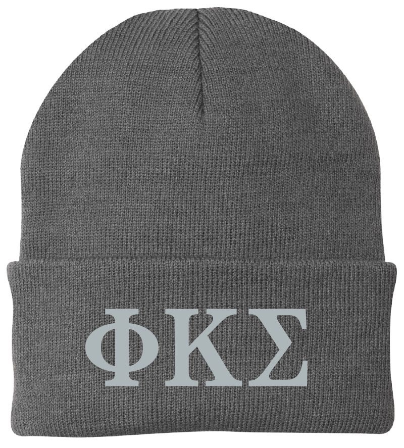 Phi Kappa Sigma Lettered Beanies