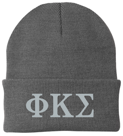 Phi Kappa Sigma Lettered Beanies