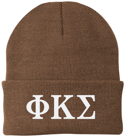 Phi Kappa Sigma Lettered Beanies