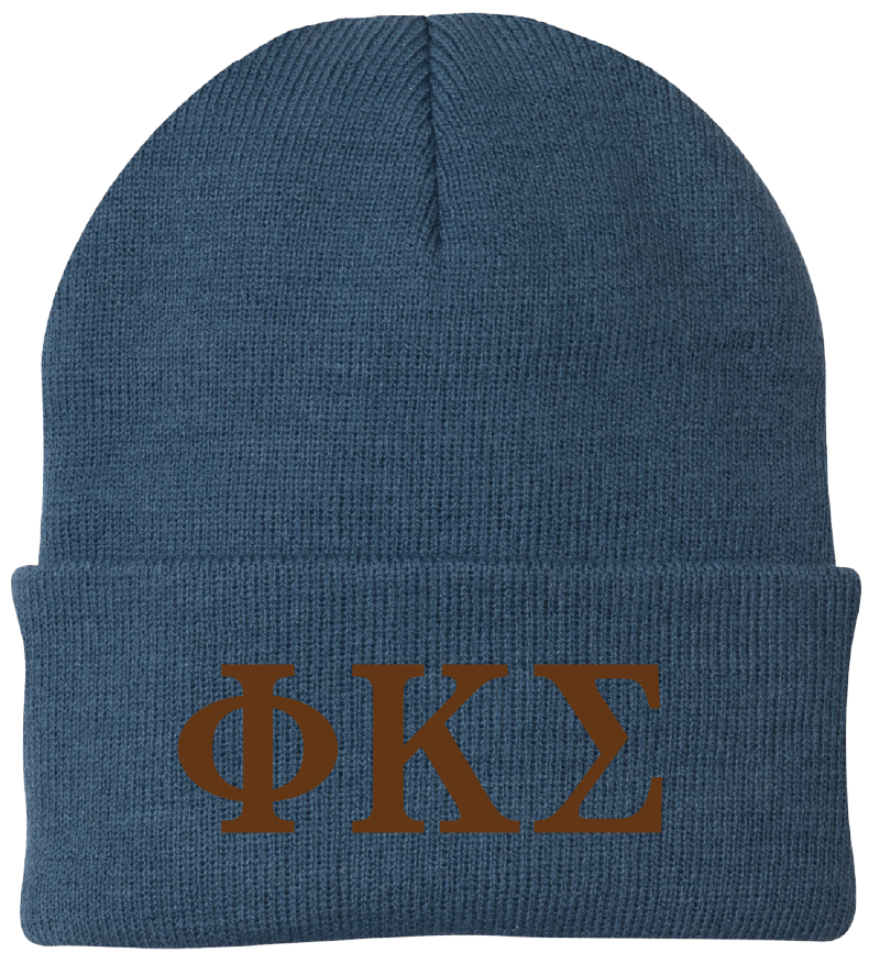 Phi Kappa Sigma Lettered Beanies