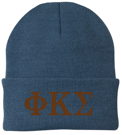 Phi Kappa Sigma Lettered Beanies