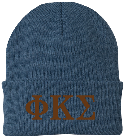 Phi Kappa Sigma Lettered Beanies