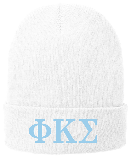 Phi Kappa Sigma Lettered Beanies