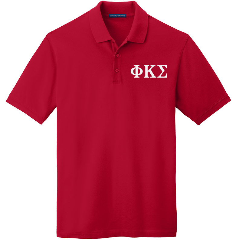 Phi Kappa Sigma Men's Embroidered Polo Shirt