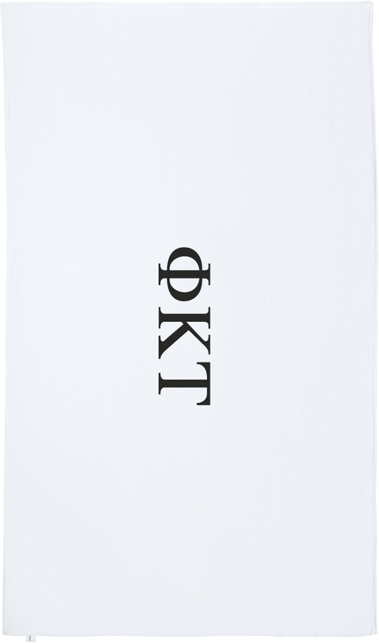 Phi Kappa Tau Lettered Beach Towels