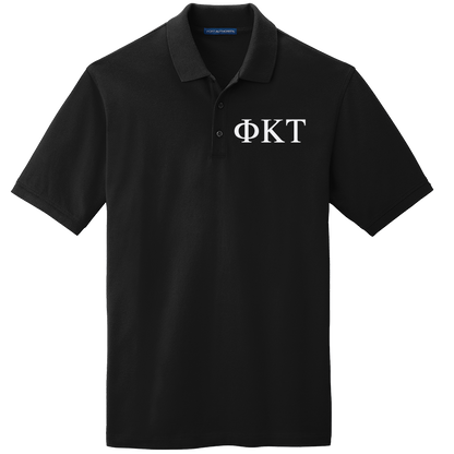 Phi Kappa Tau Men's Embroidered Polo Shirt