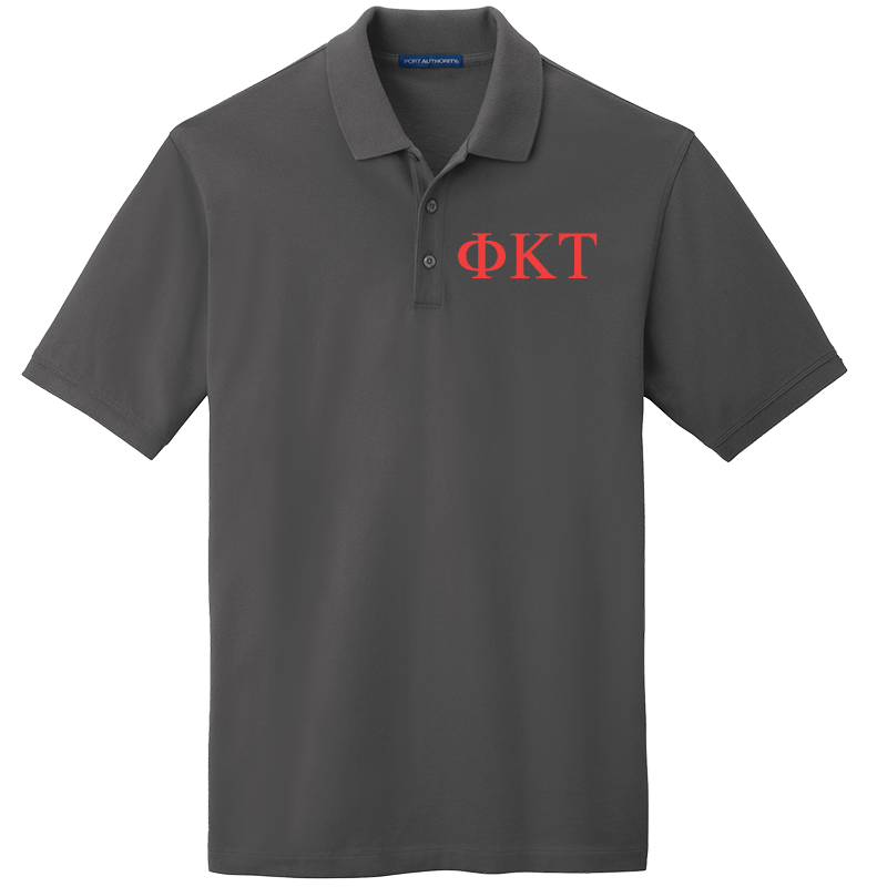 Phi Kappa Tau Men's Embroidered Polo Shirt