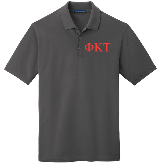 Phi Kappa Tau Men's Embroidered Polo Shirt