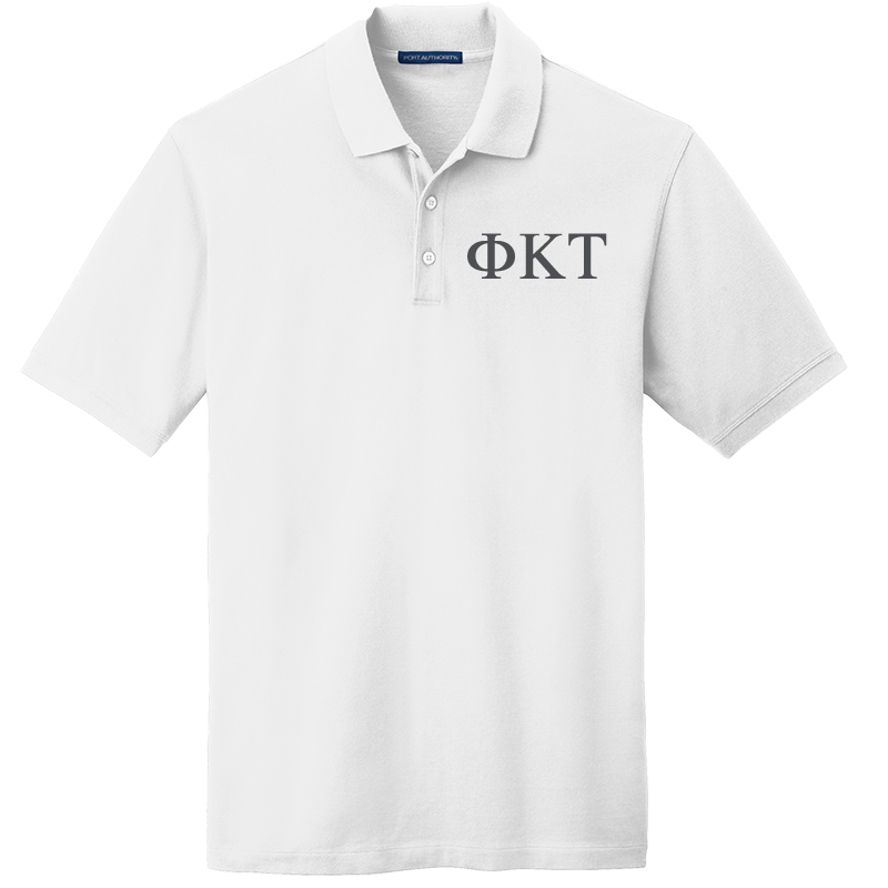 Phi Kappa Tau Men's Embroidered Polo Shirt