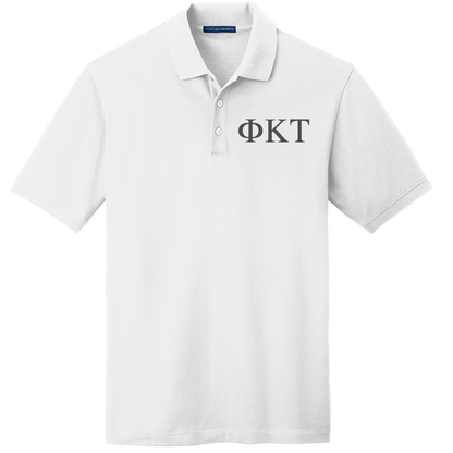 Phi Kappa Tau Men's Embroidered Polo Shirt